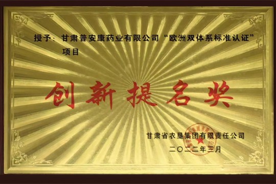 创新提名奖